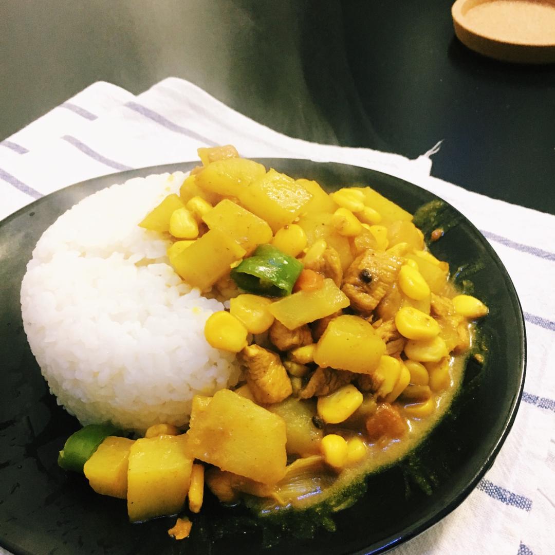 咖喱鸡饭
