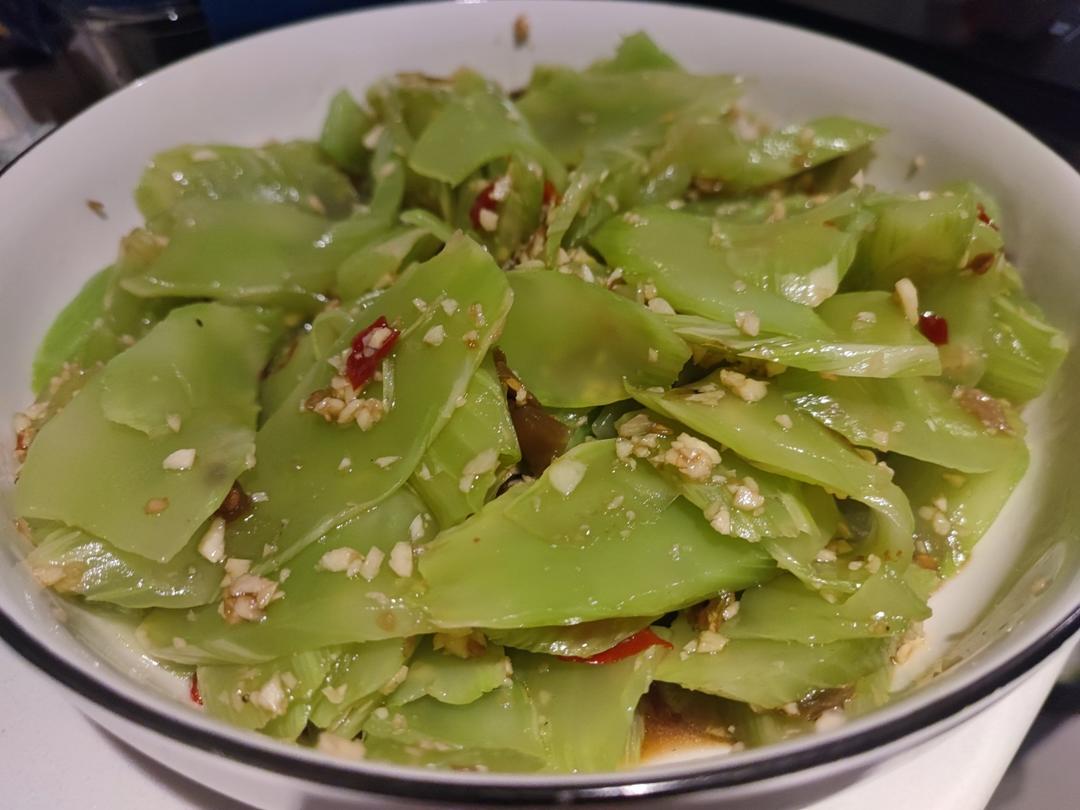 又脆又下饭的莴笋片