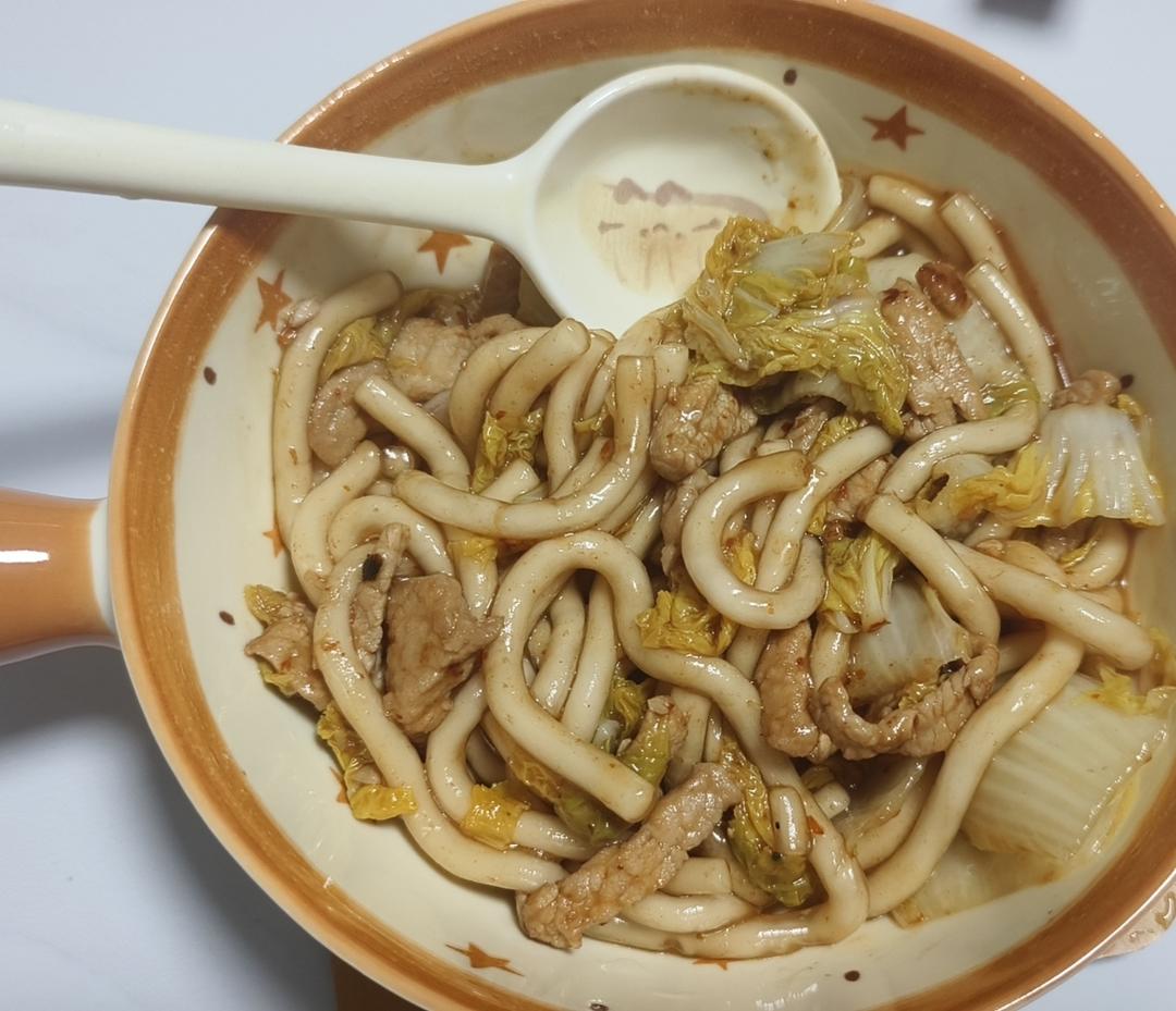 比路边摊好吃百倍的火腿炒土豆粉