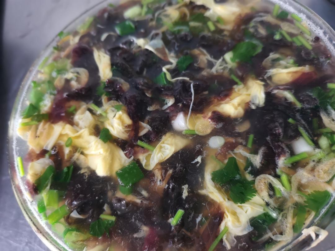 最鲜美好喝的「紫菜蛋花汤」