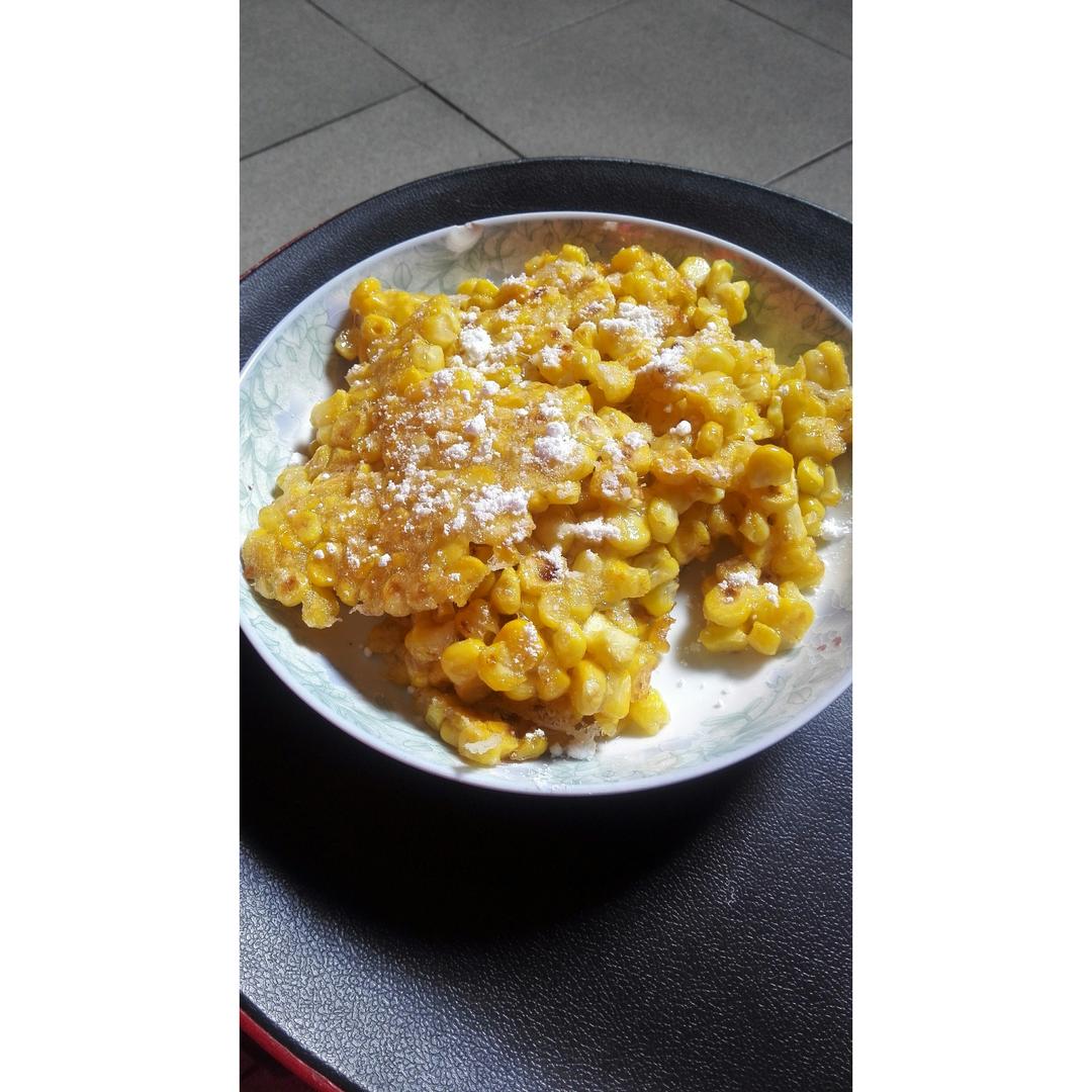 冰花玉米烙（不需要技巧百分之百成功）