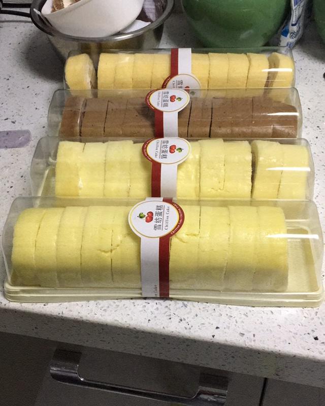 芒果戚风蛋糕卷