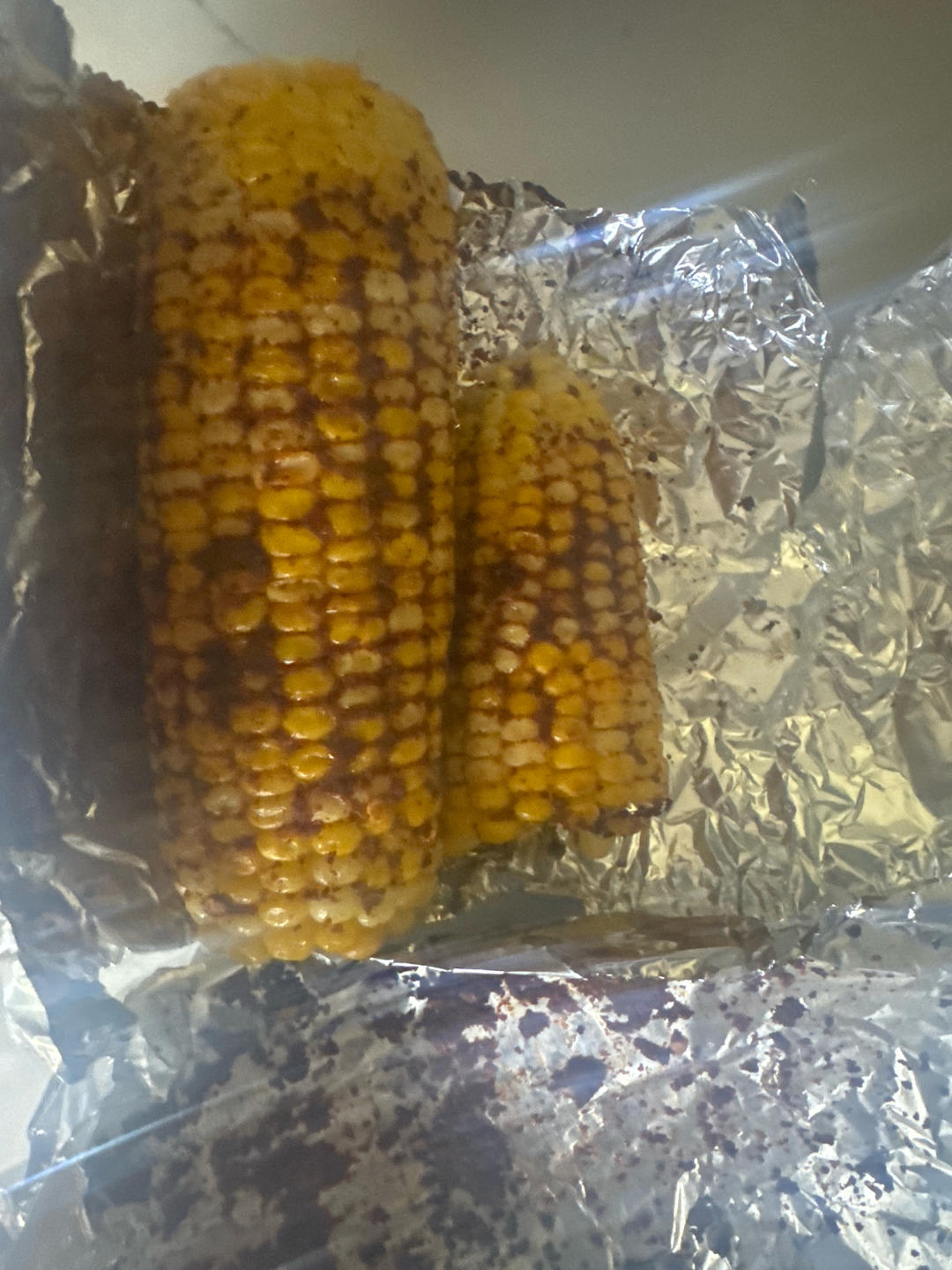 空气炸锅+玉米🌽！好吃到嗦手指