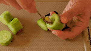 黄瓜酿肉~宝宝辅食的做法 步骤8