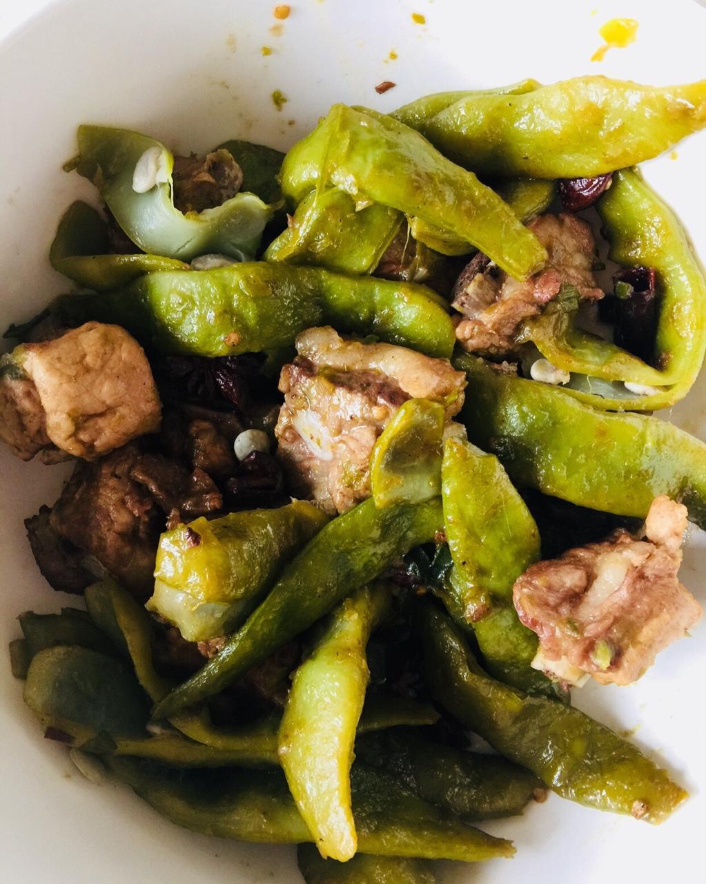 排骨炖豆角