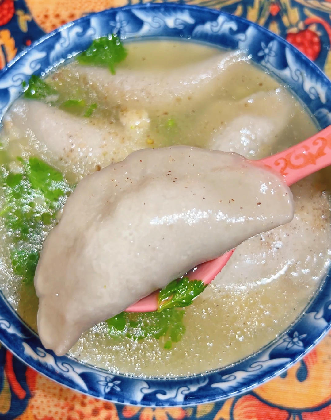不裂不破皮的芋饺