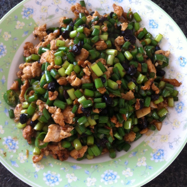 肉碎蒜苔粒