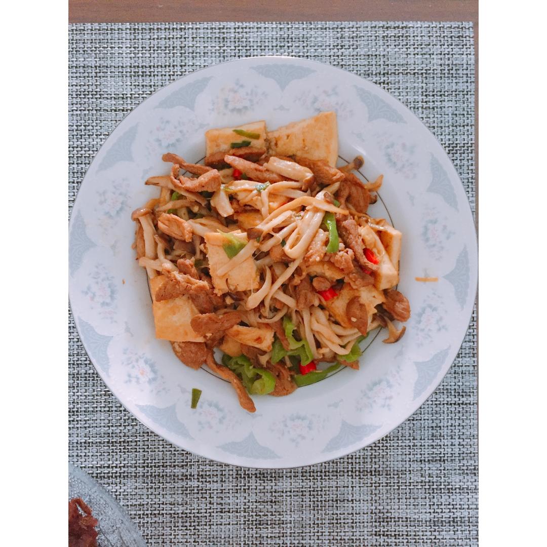 青椒蘑菇炒肉