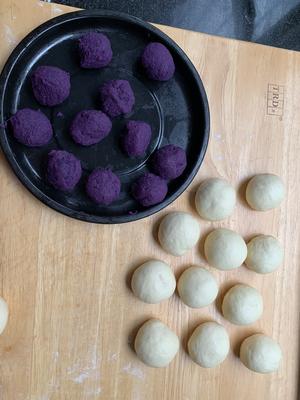 紫薯面包卷（低脂版）的做法 步骤2