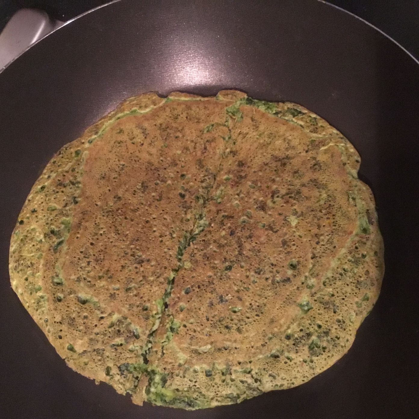 宝宝辅食：菠菜虾皮煎饼（8m+）
