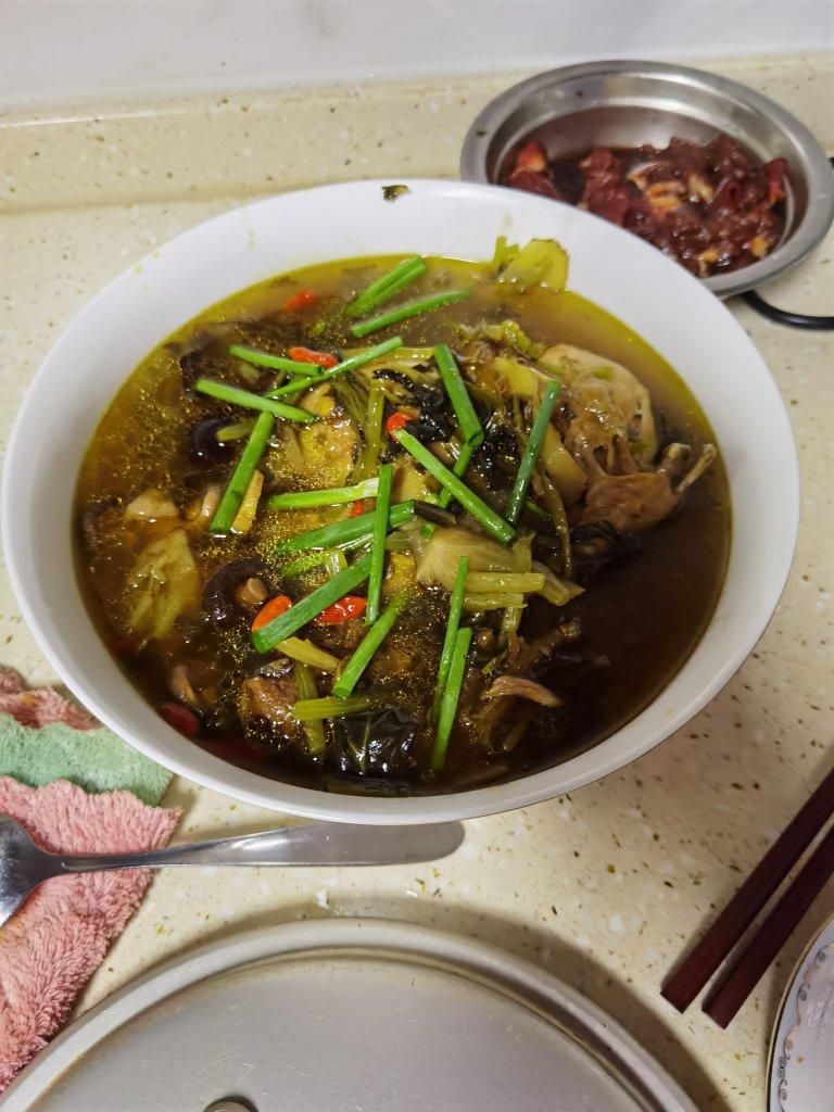 咸菜鸡（温州特色菜）