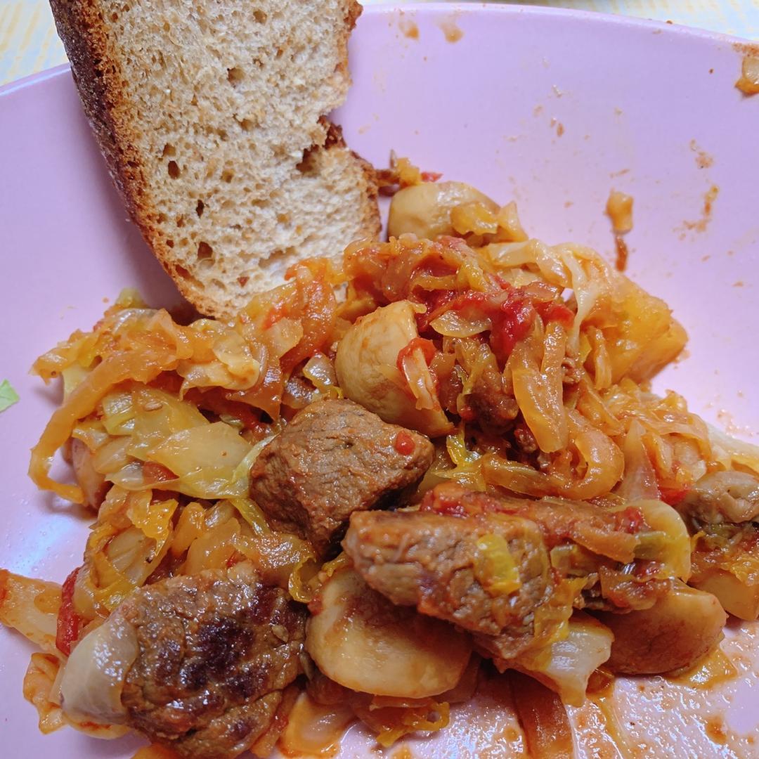番茄酸菜牛肉乱炖丨健康·三餐