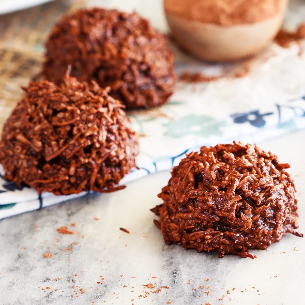 No-bake Chocolate Coconut Macaroons的做法