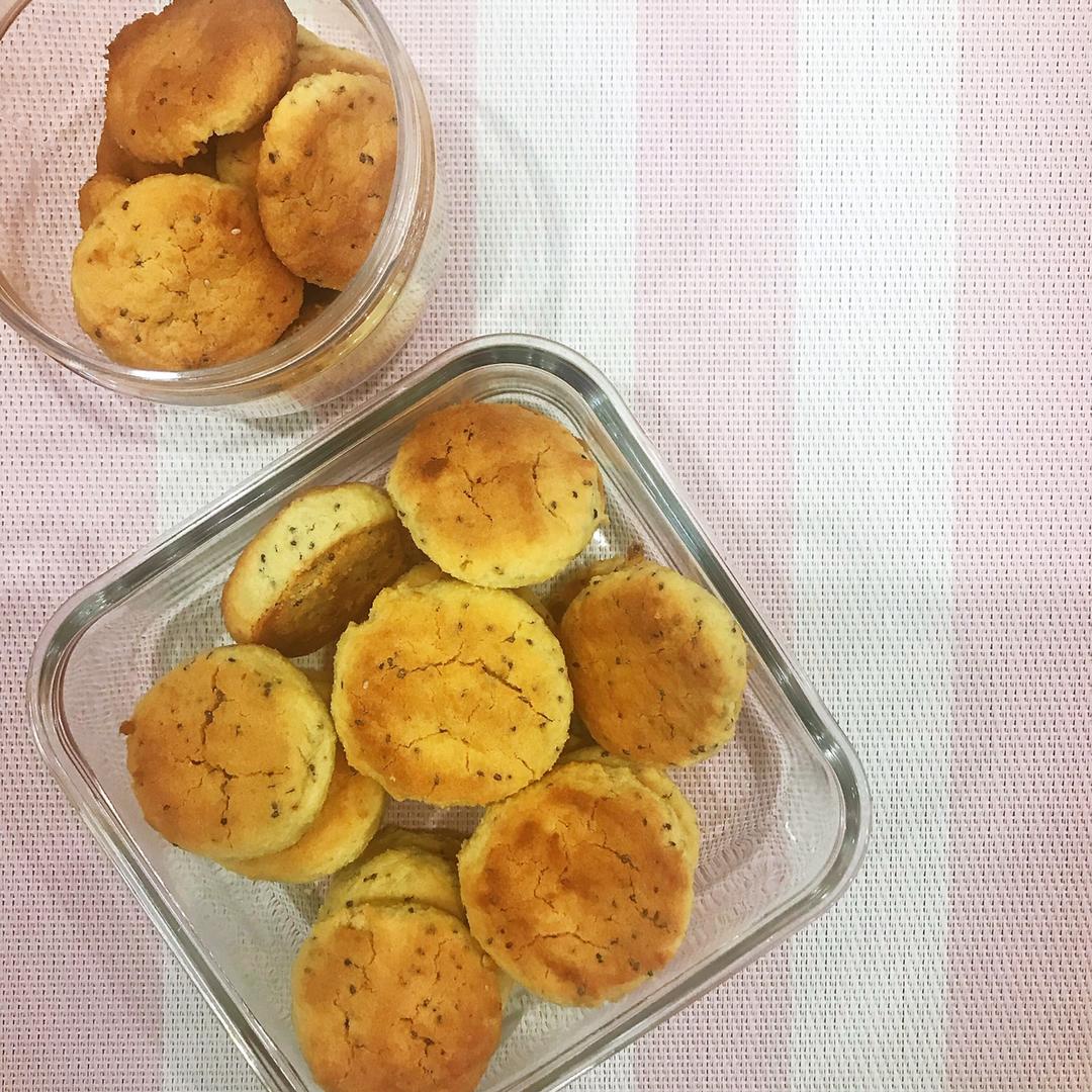 生酮奇亚籽杏仁饼的做法