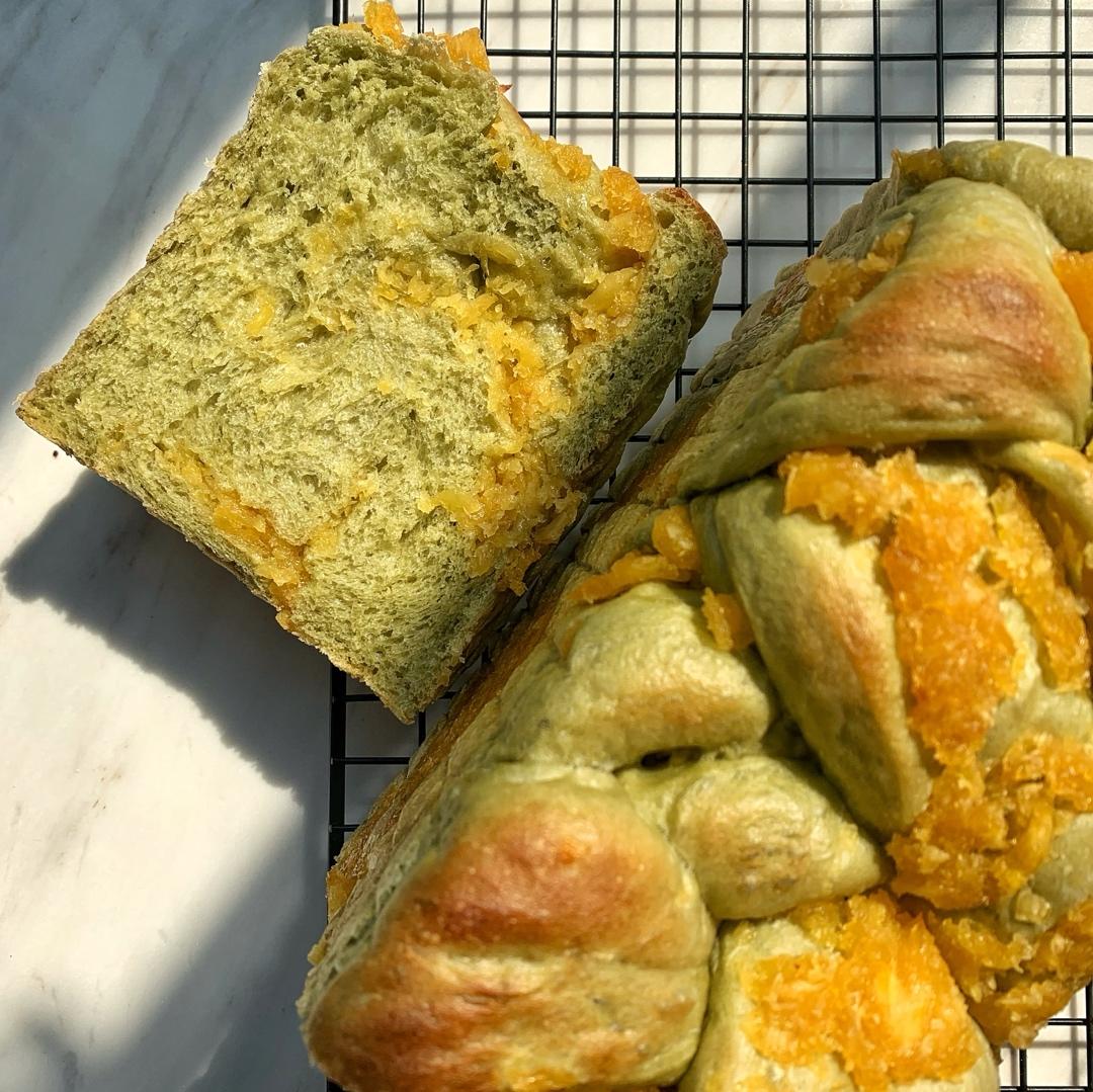 吴克己•抹茶红豆吐司