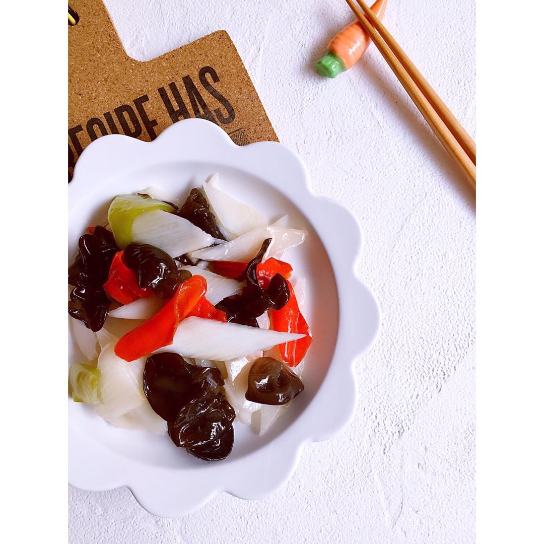 木耳彩椒炒山药