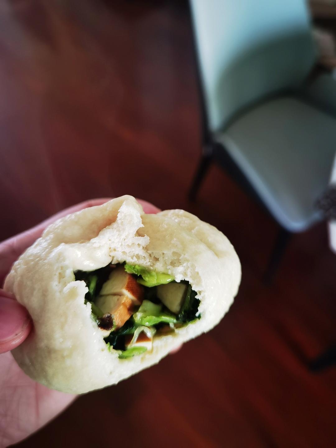 节省一半时间的大包子（另付翠绿菜包子，肉包子，腹黑包子食谱）