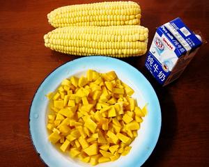 养生南瓜玉米汁（附剥玉米粒法）的做法 步骤1