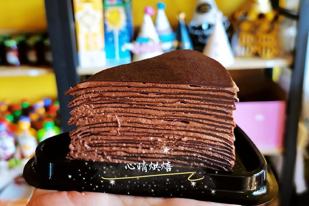 超浓郁香缇巧克力千层蛋糕（原创）