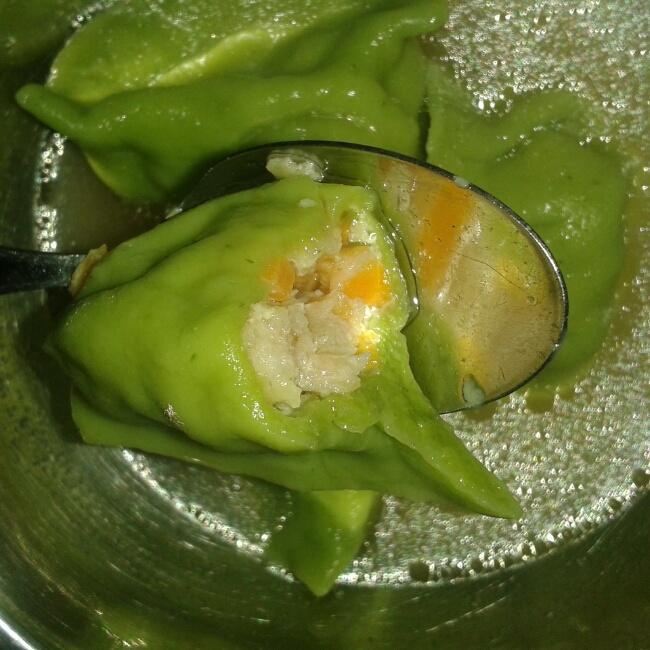 饺子-绿色的外衣的做法