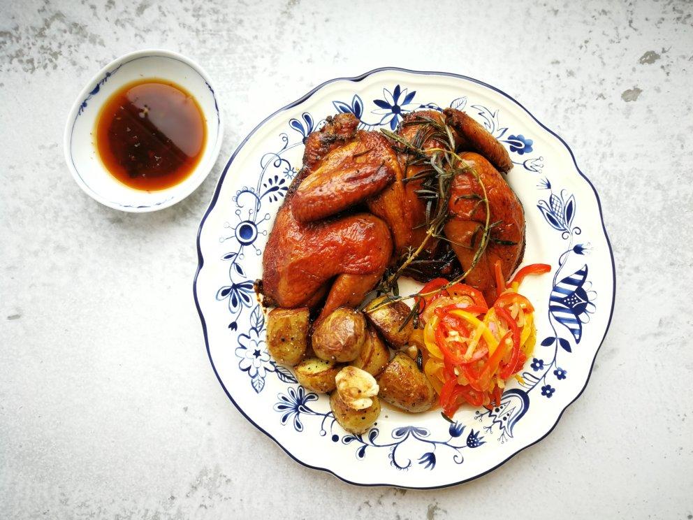 脆皮烤鸡配香煎土豆【食材包操作说明】