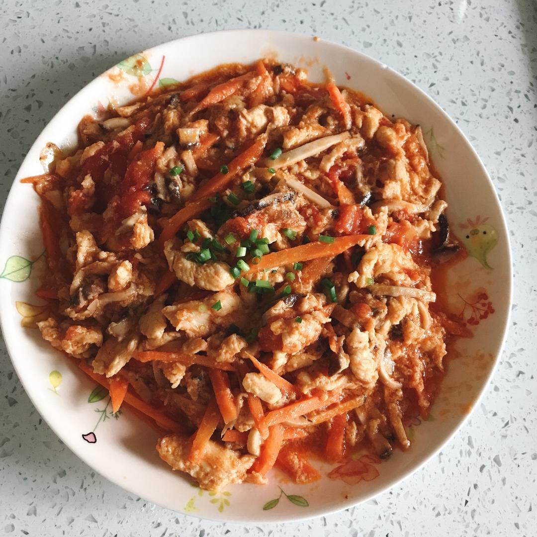 胡萝卜黄瓜鸡胸肉