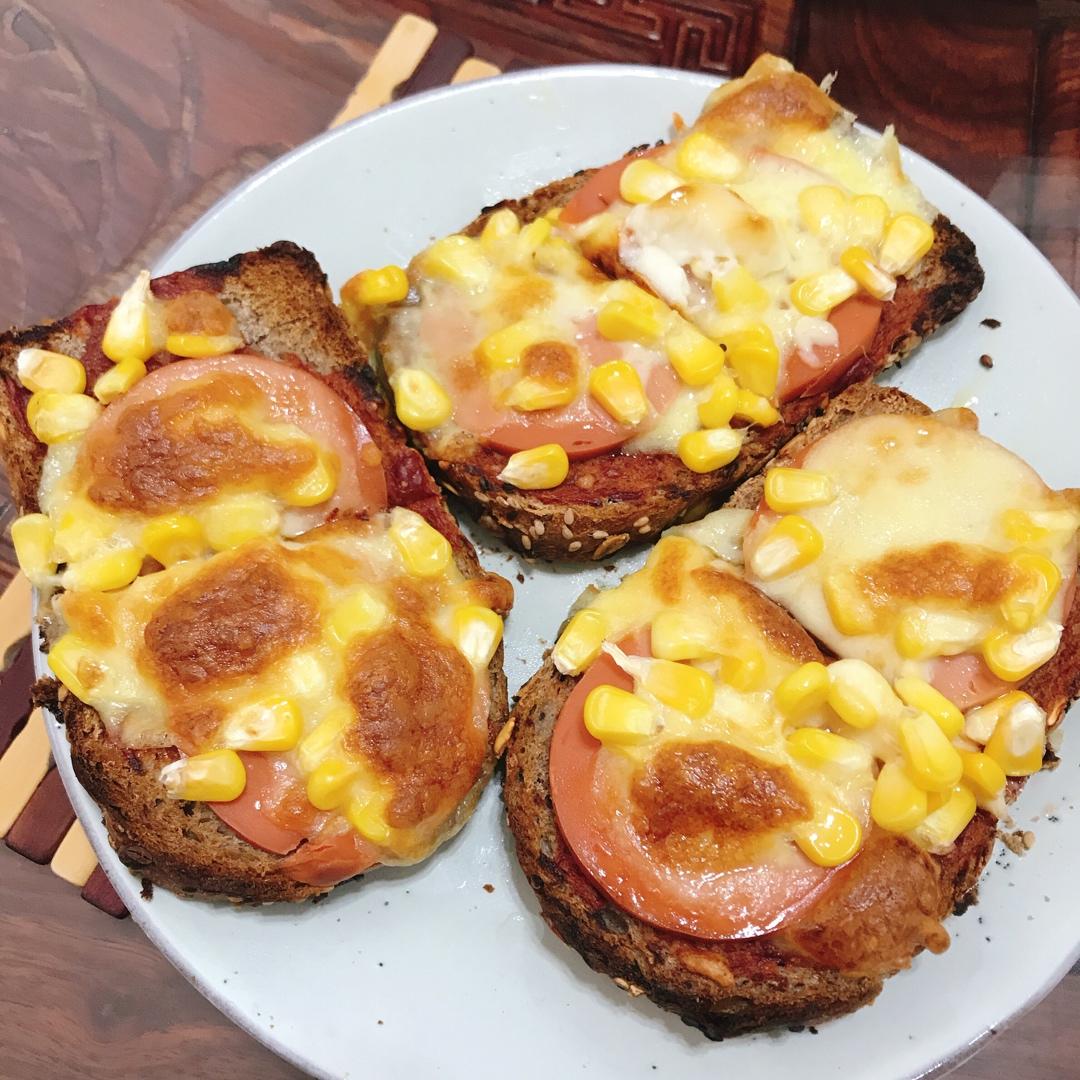 超好吃面包披萨🍕