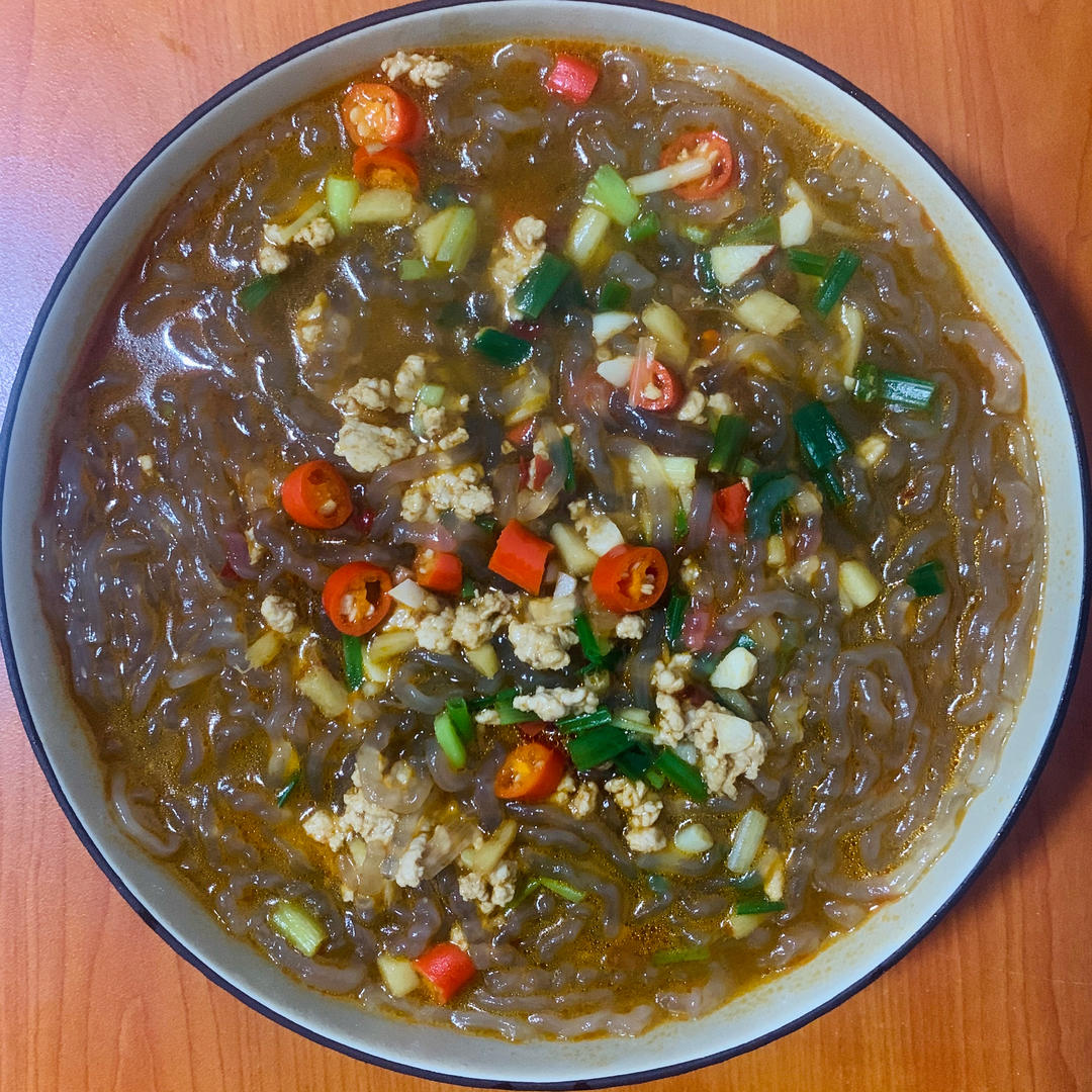 🌶️肉沫炖粉条（超简单）