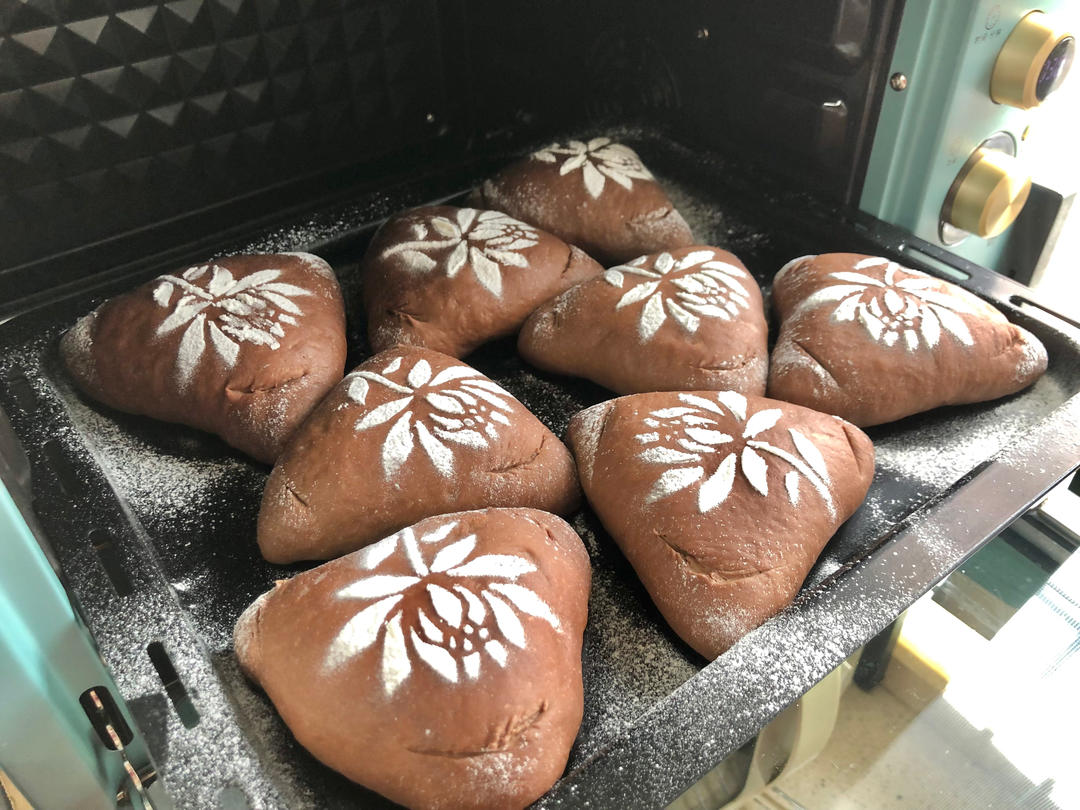 可可芋泥麻薯软欧