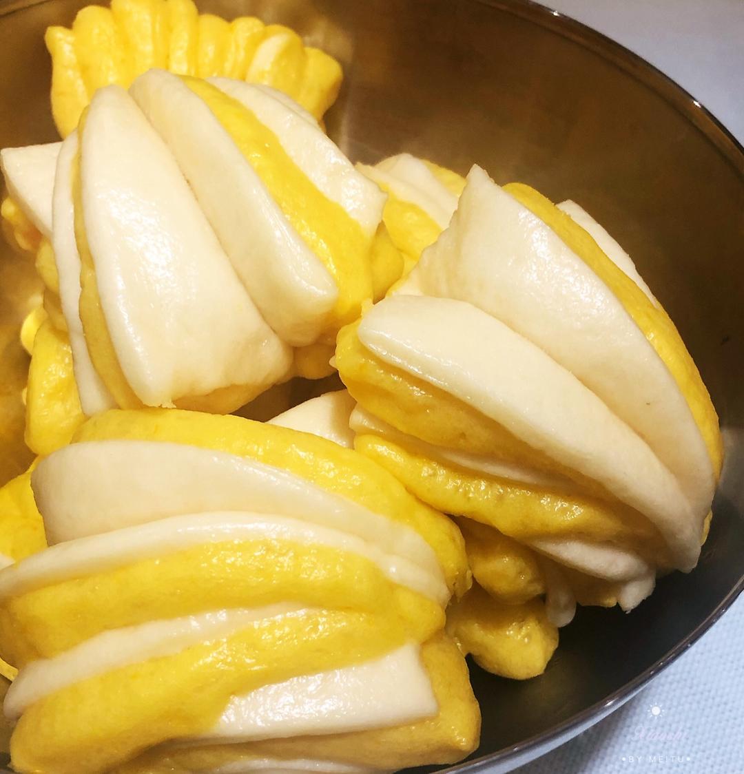 造型漂亮做法超简单的，花卷馒头