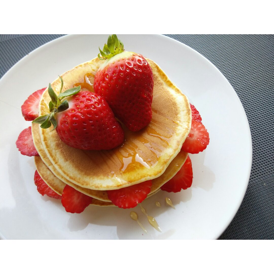 超级简单pancake【无黄油健康版】