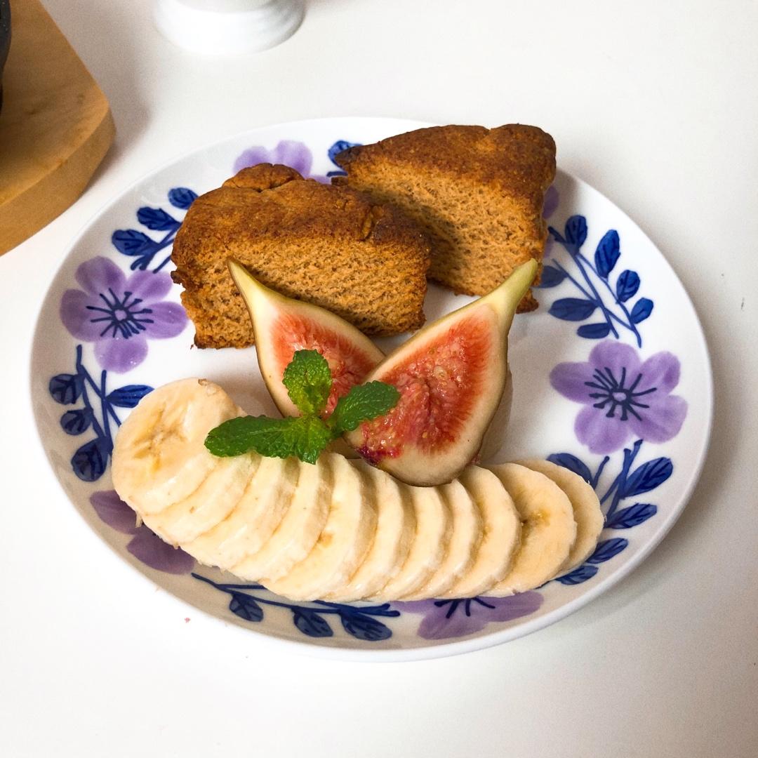 黄豆粉全麦司康