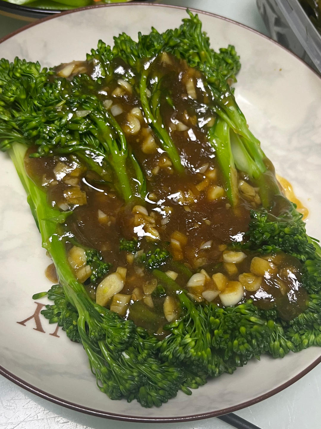 轻食蔬菜蒜蓉蚝油西兰苔