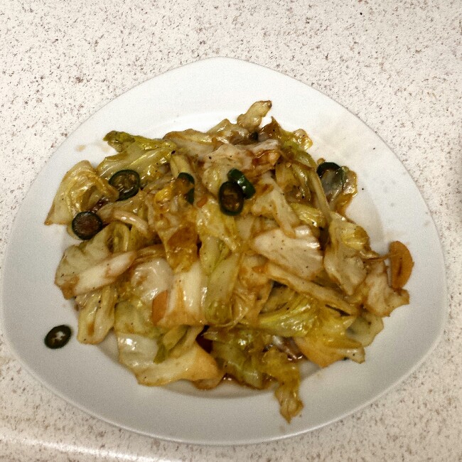 蚝油手撕包菜