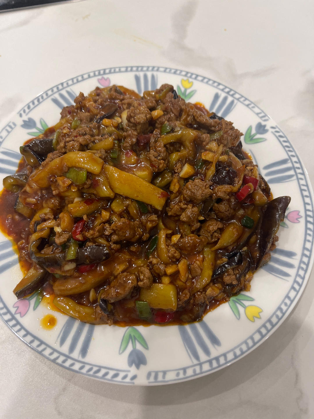 开胃下饭菜！巨简单的家常鱼香茄子煲