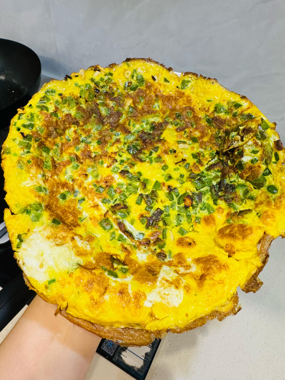 青椒鸡蛋饼😃