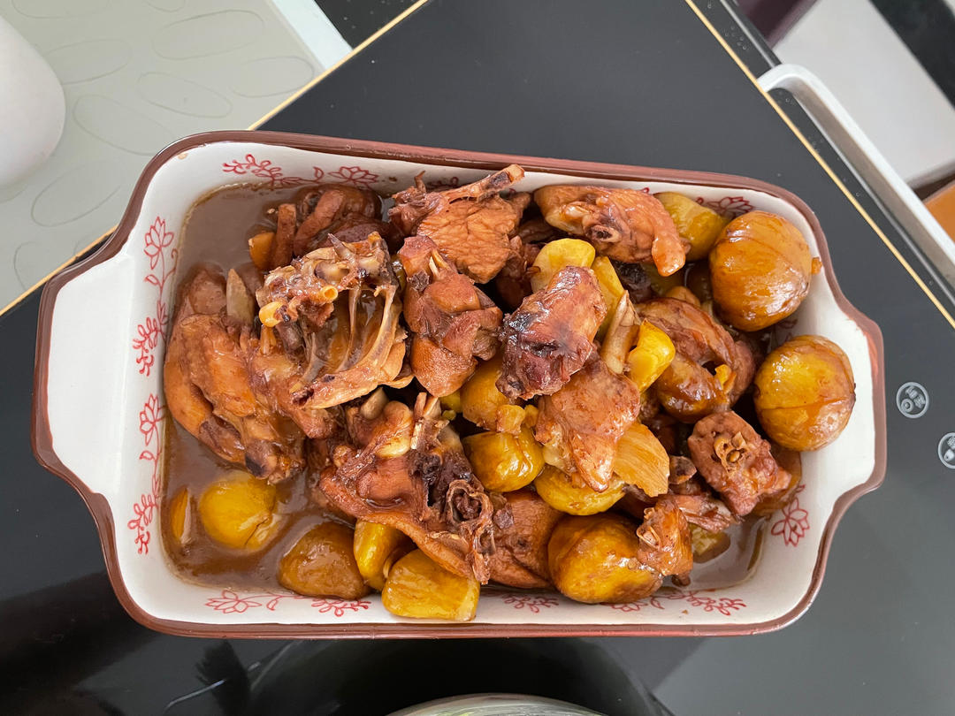 【栗子烧鸡】鸡肉都给你吃，栗子归我~