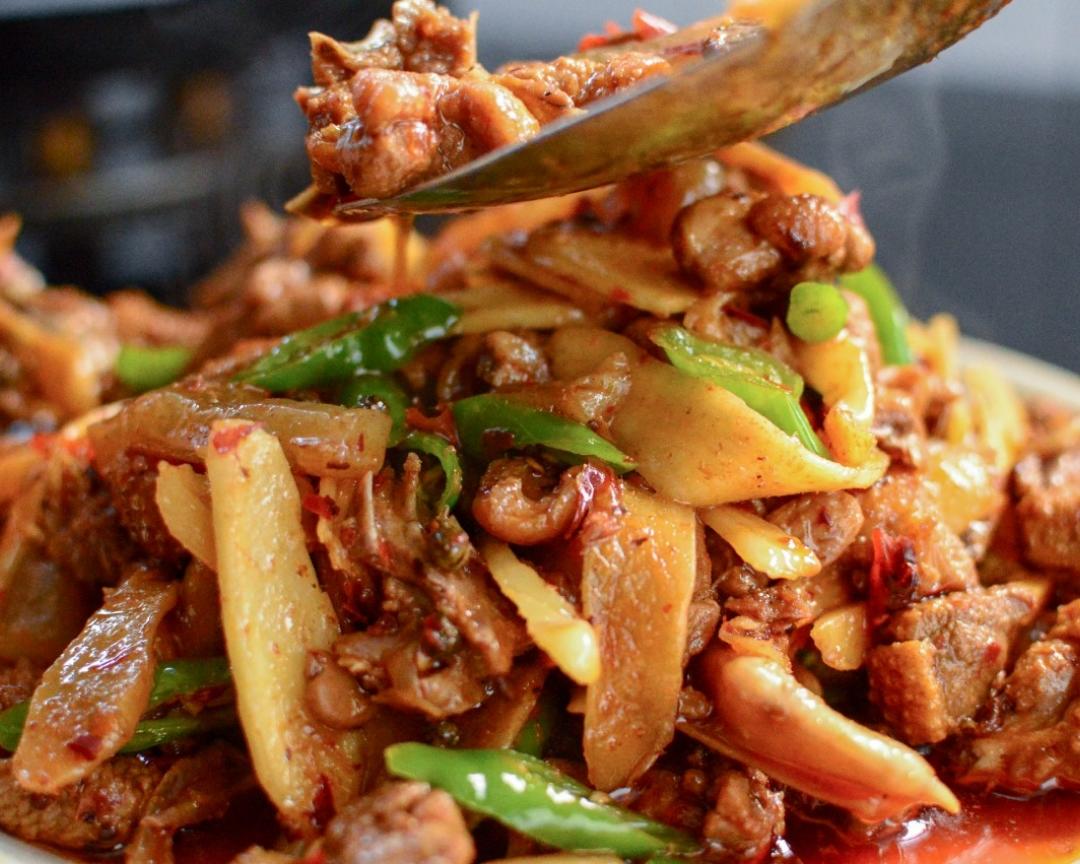 姜爆鸭子的做法