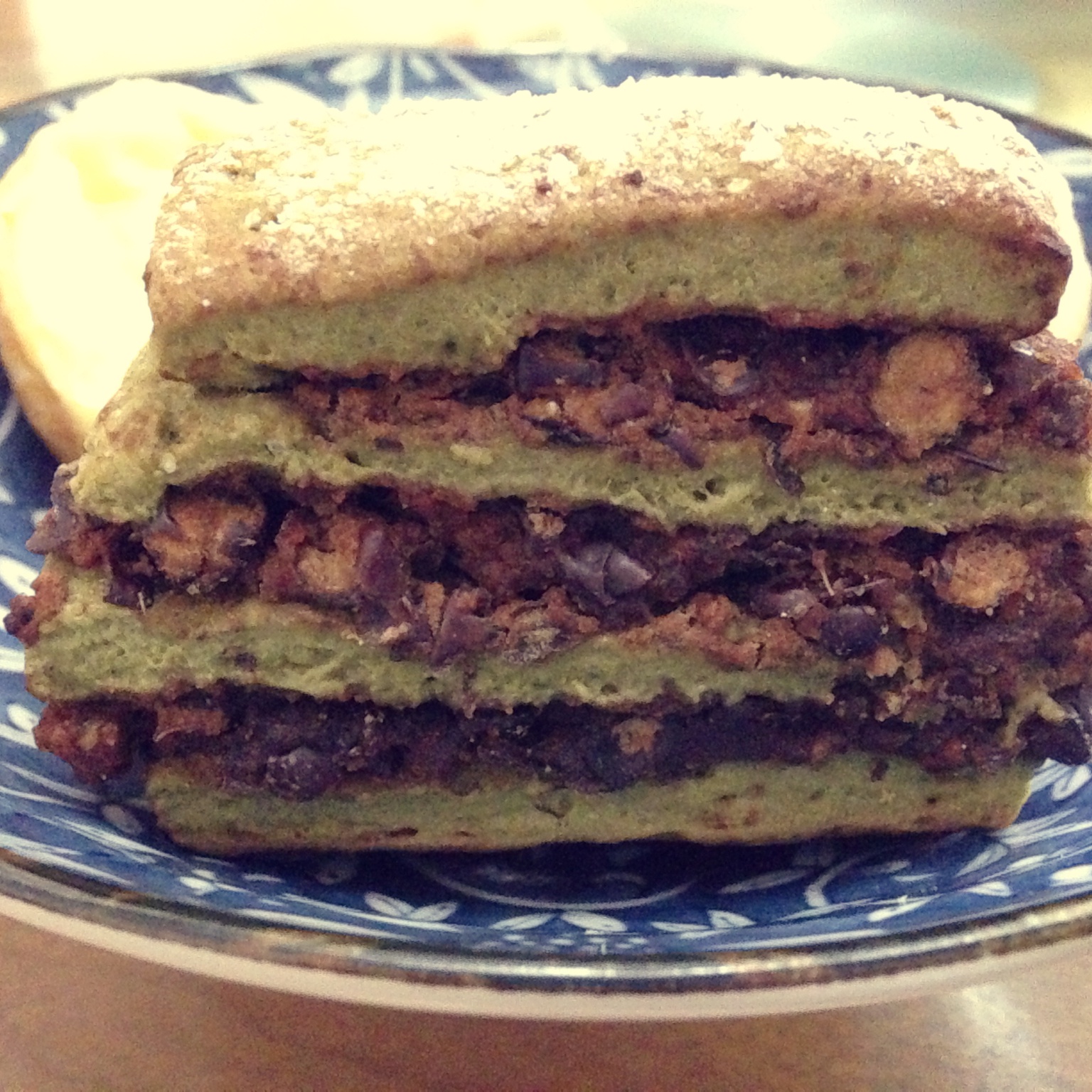 抹茶红豆沙千层司康