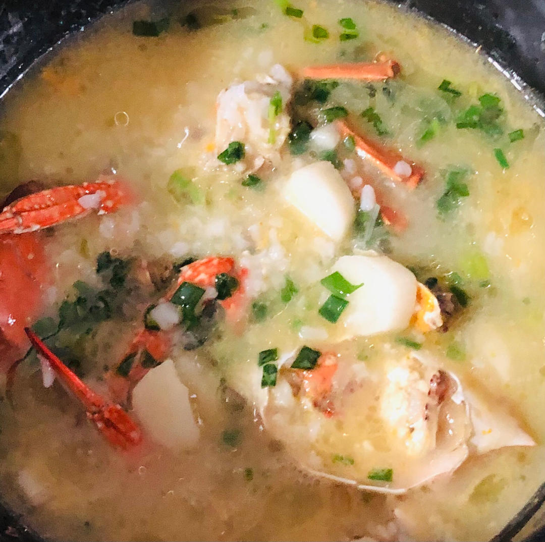 清热解毒养筋活血增强体质的螃蟹淮山药粥