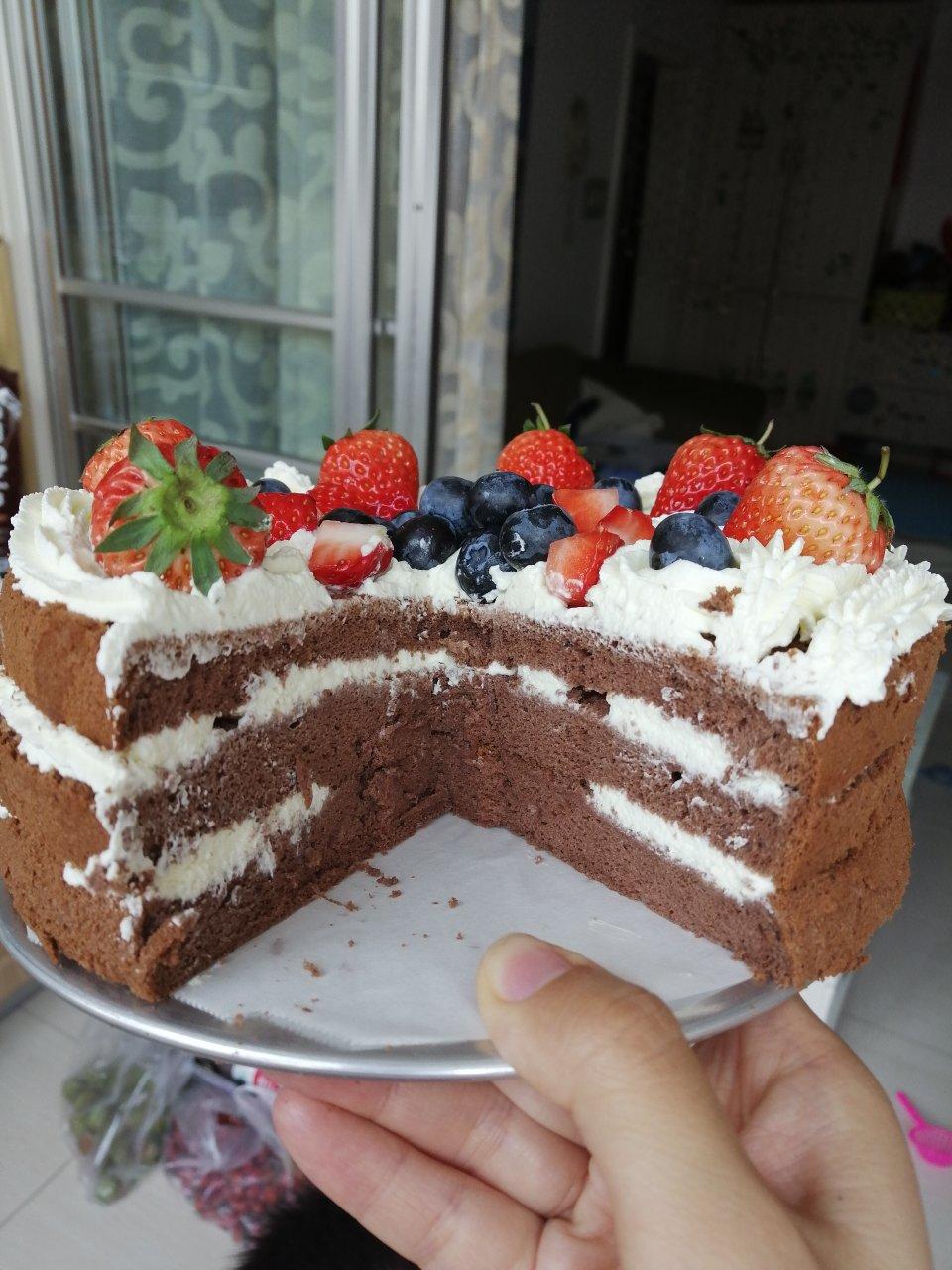 超好记八寸戚风蛋糕（后蛋法）