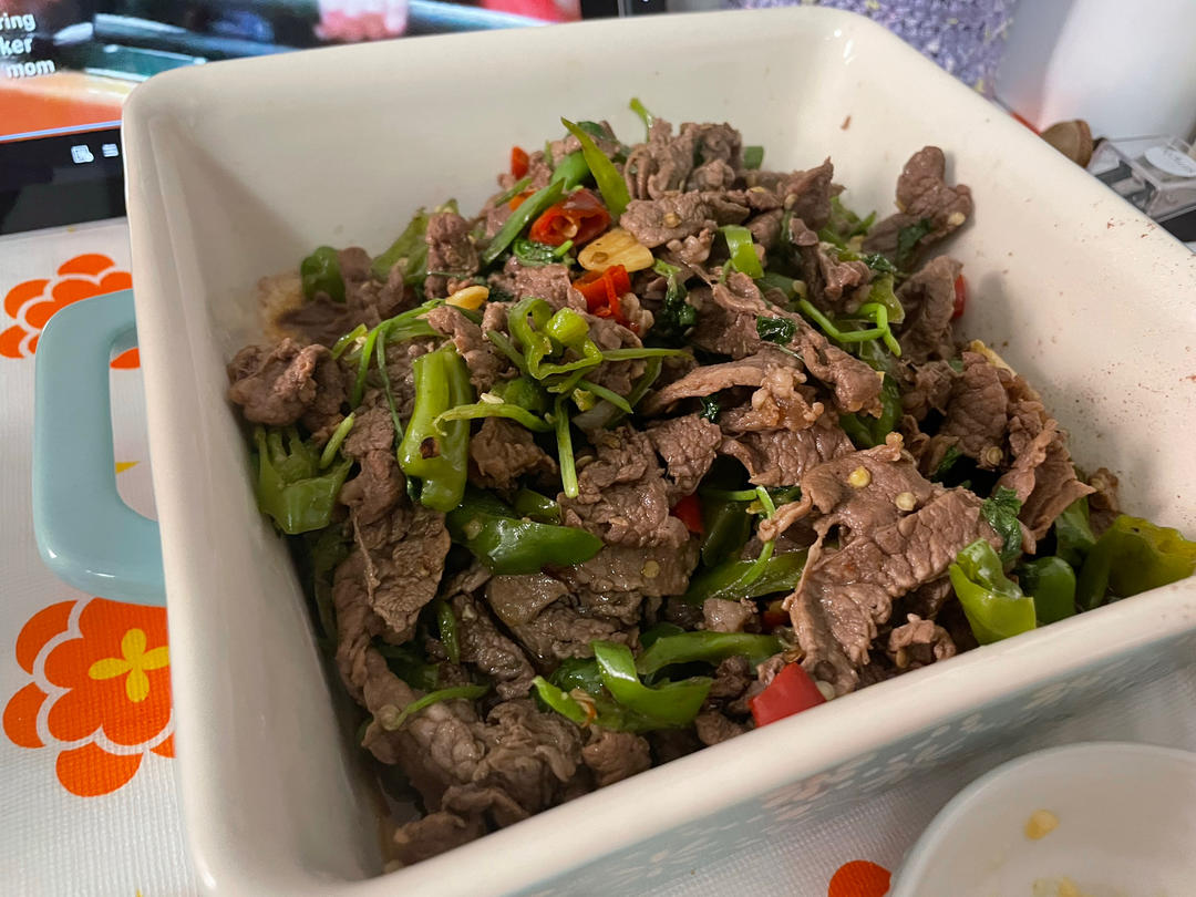 小炒黄牛肉