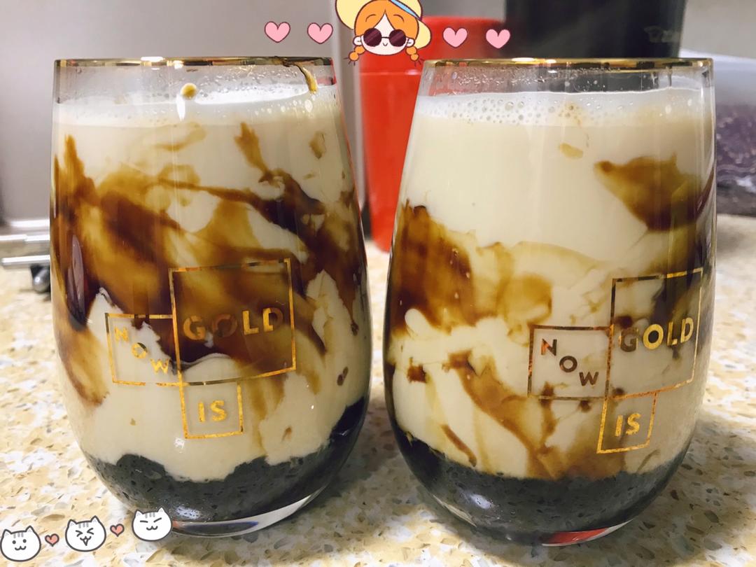 脏脏的海盐奶盖珍珠奶茶（自制珍珠）