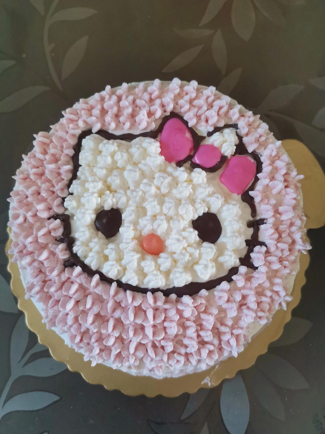 Hello kitty蛋糕（0绘画基础适用）