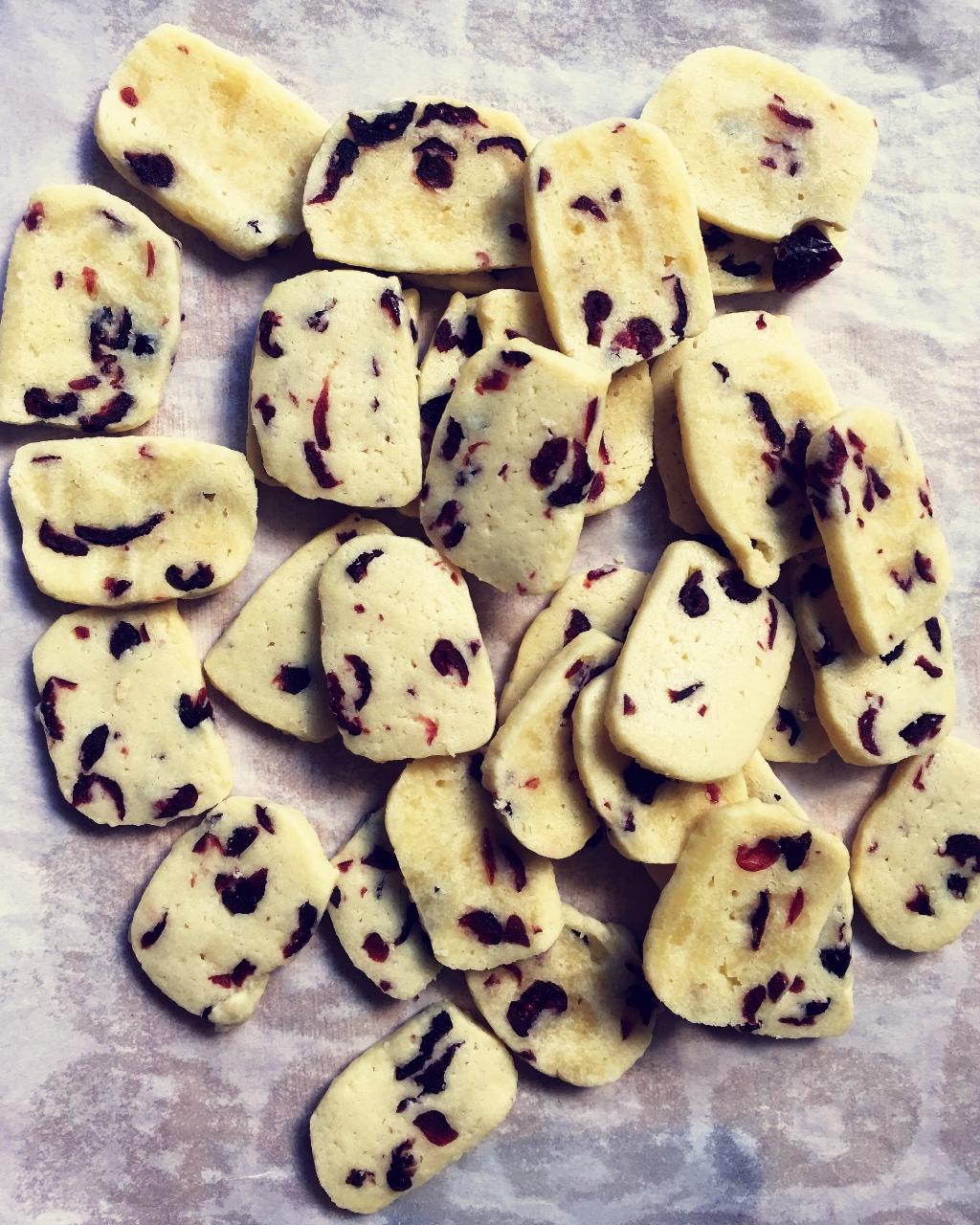 低糖少油版蔓越莓饼干