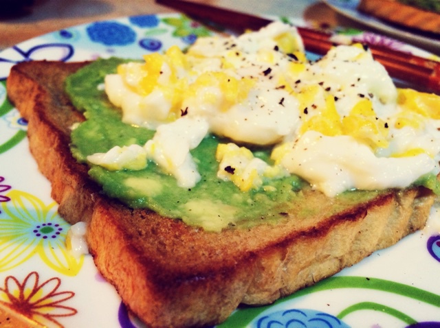牛油果鸡蛋吐司 Avocado French toast with eggs