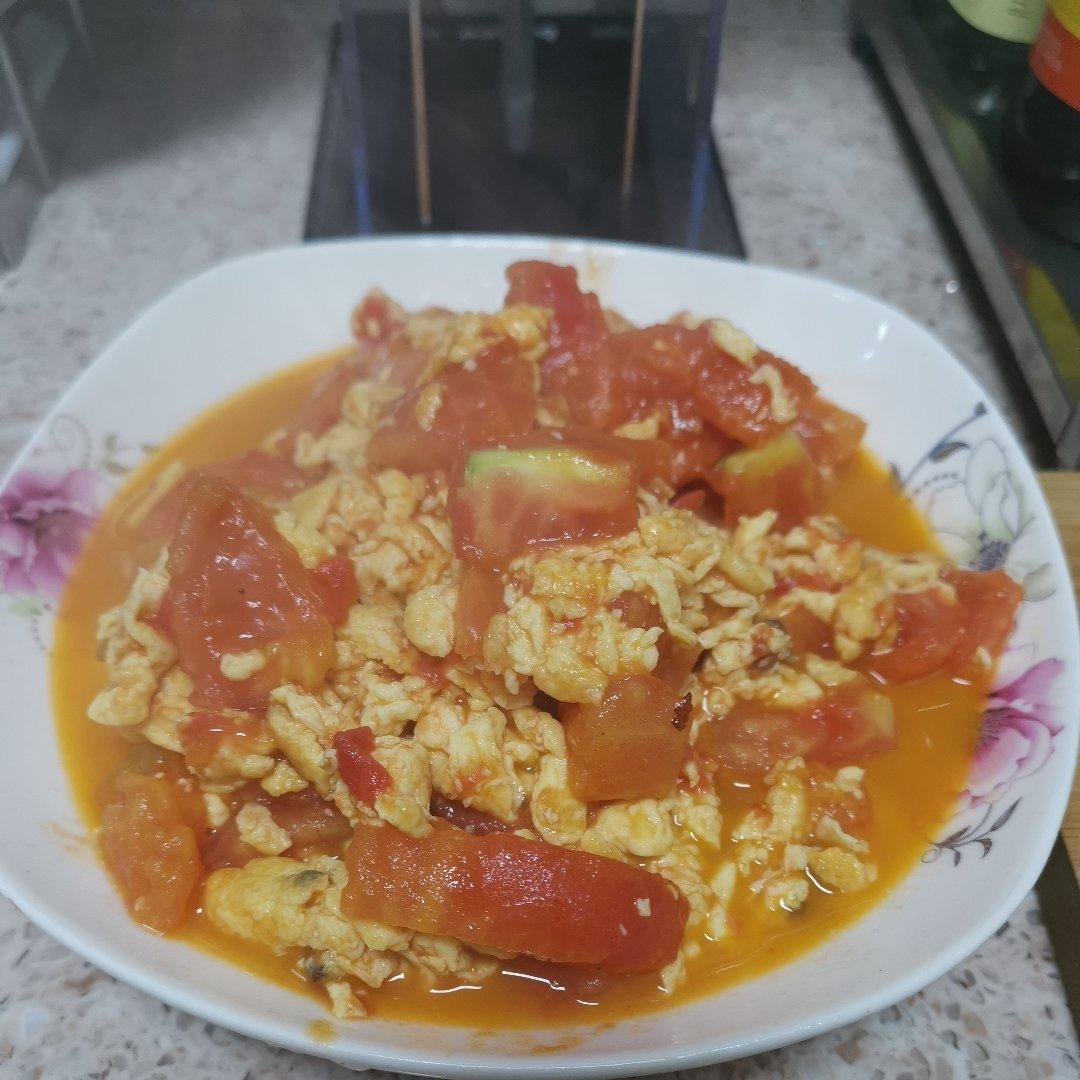 西红柿炒鸡蛋-新手下厨 Tomato and Eggs