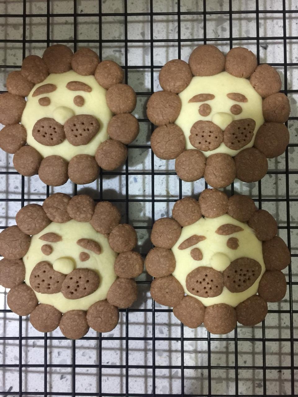 呆萌小狮子黄油饼干（独家造型）