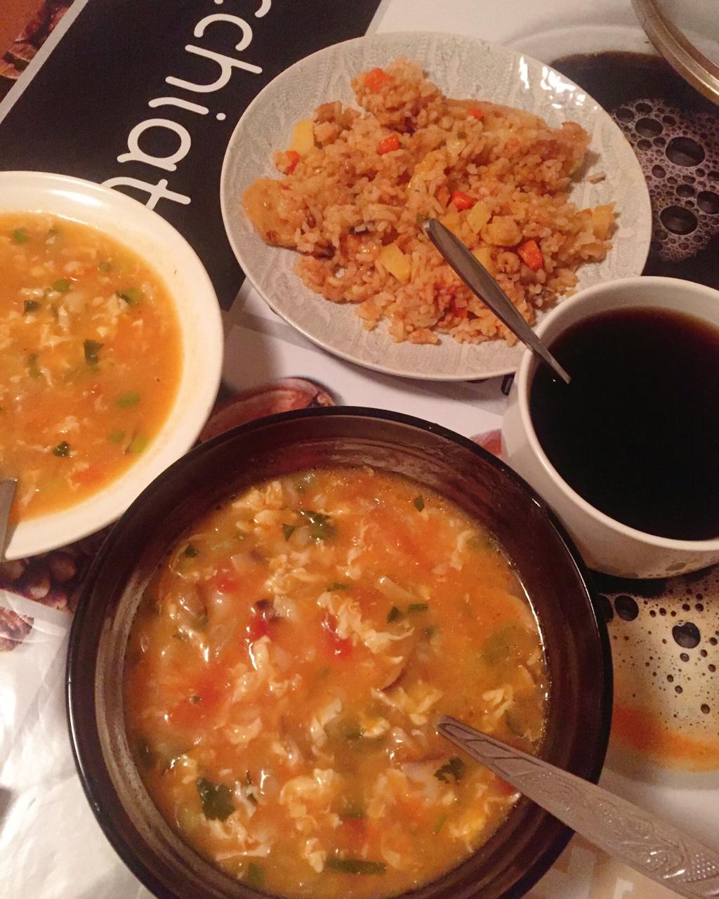 西红柿鸡蛋疙瘩汤