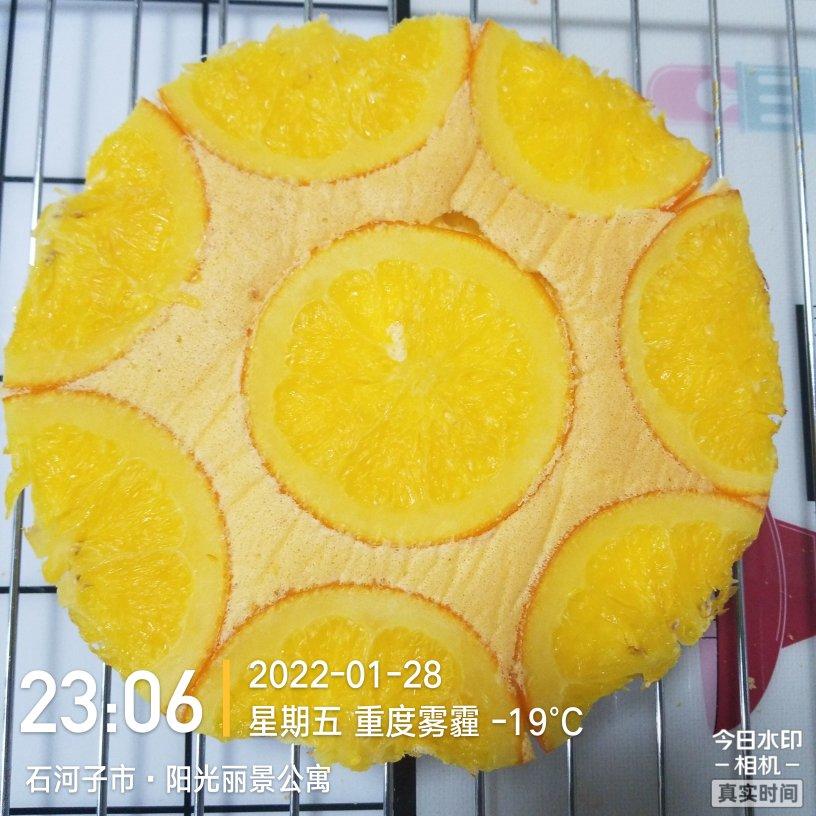 橙子翻转戚风蛋糕